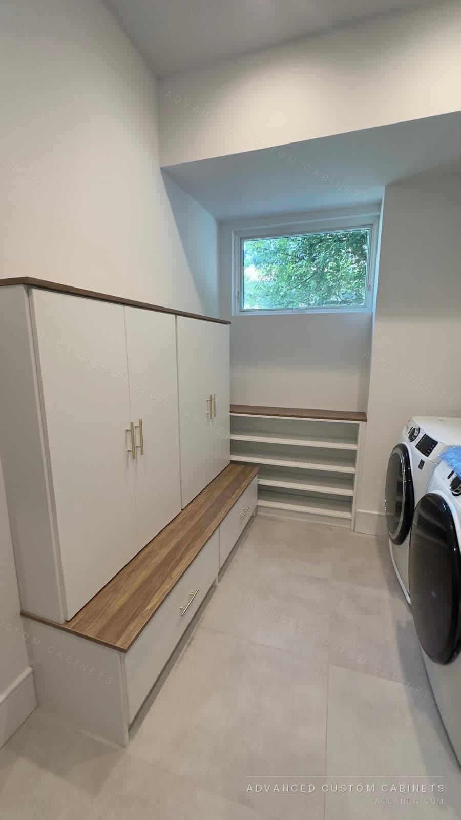 Custom mudroom by Advanced Custom Cabinets