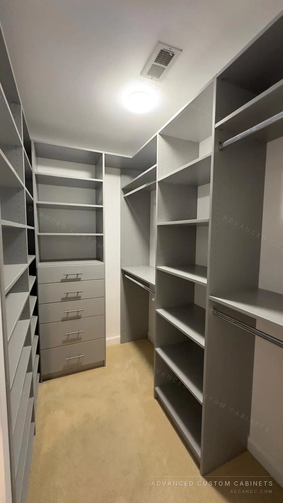 ACC&C custom walk-in closet