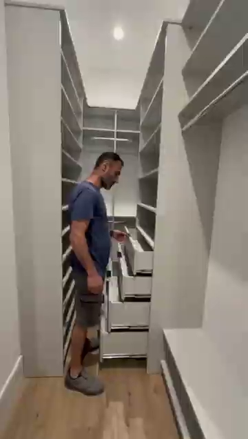 Custom walk-in closet project — video walkthrough