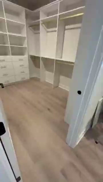 Custom walk-in closet project — video walkthrough
