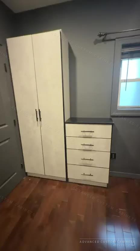 Custom bedroom wardrobe and drawer units — video walkthrough